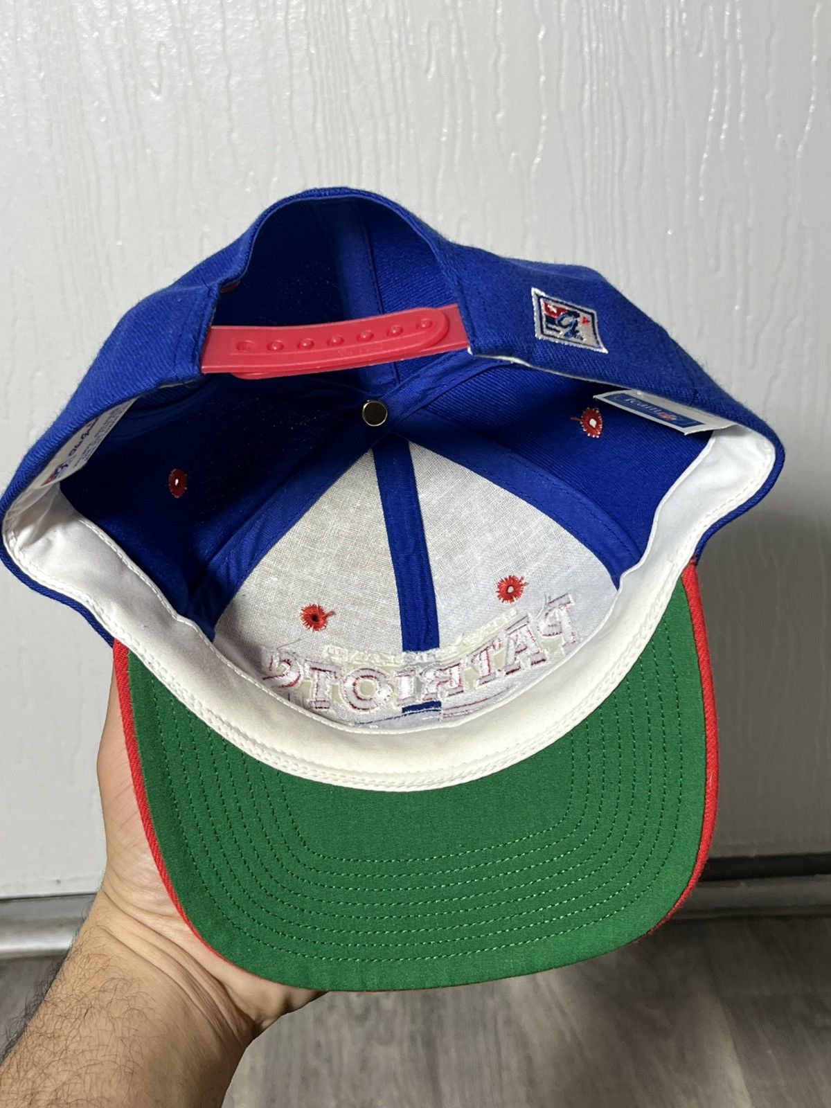 NFL Vintage 90s New England Patriots Logo Snapback Hat Wool 90s Size ONE SIZE - 5 Thumbnail