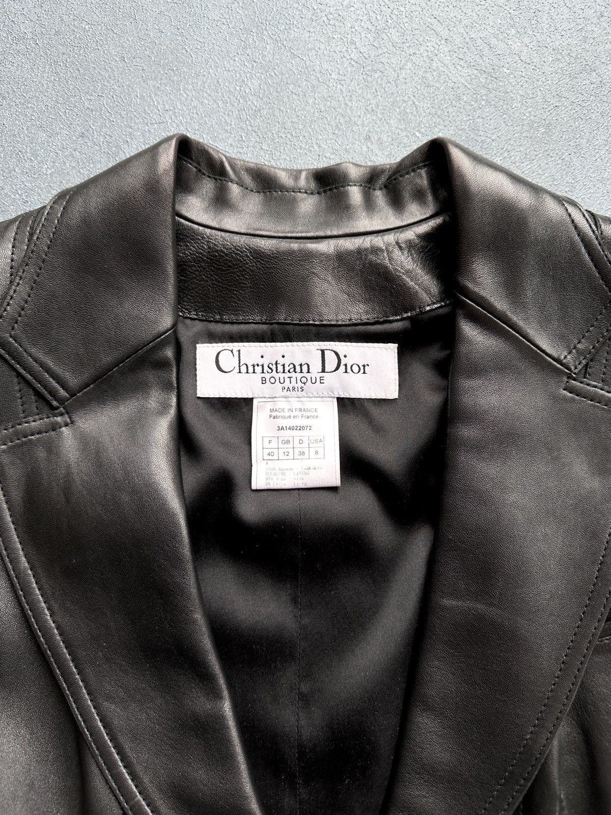 Christian Dior Monsieur DIOR by John Galliano Leather Black Bondage Buckle Jakcet Size M / US 6-8 / IT 42-44 - 3 Thumbnail