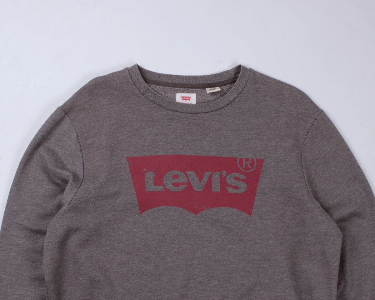 Levi's × Vintage LEVIS Big Logo Printed vintage cotton polyester sweatshirt Size US L / EU 52-54 / 3 - 3 Thumbnail
