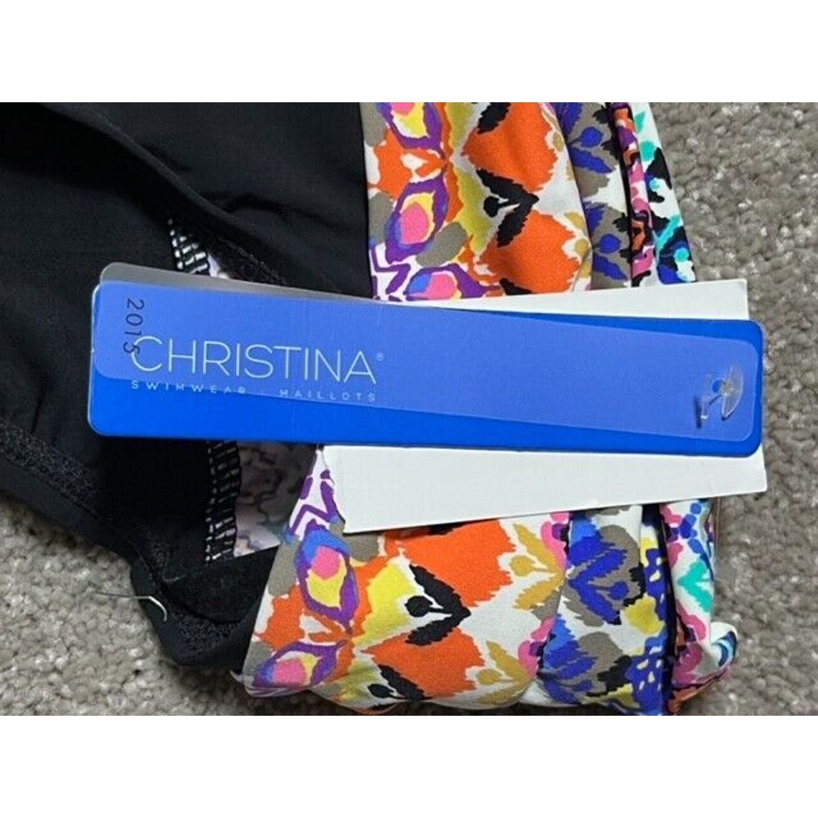 Other Christina Bikini Swim Bottom Womens 12 Aztec Fold Over Black Size XL / US 12-14 / IT 48-50 - 7 Thumbnail