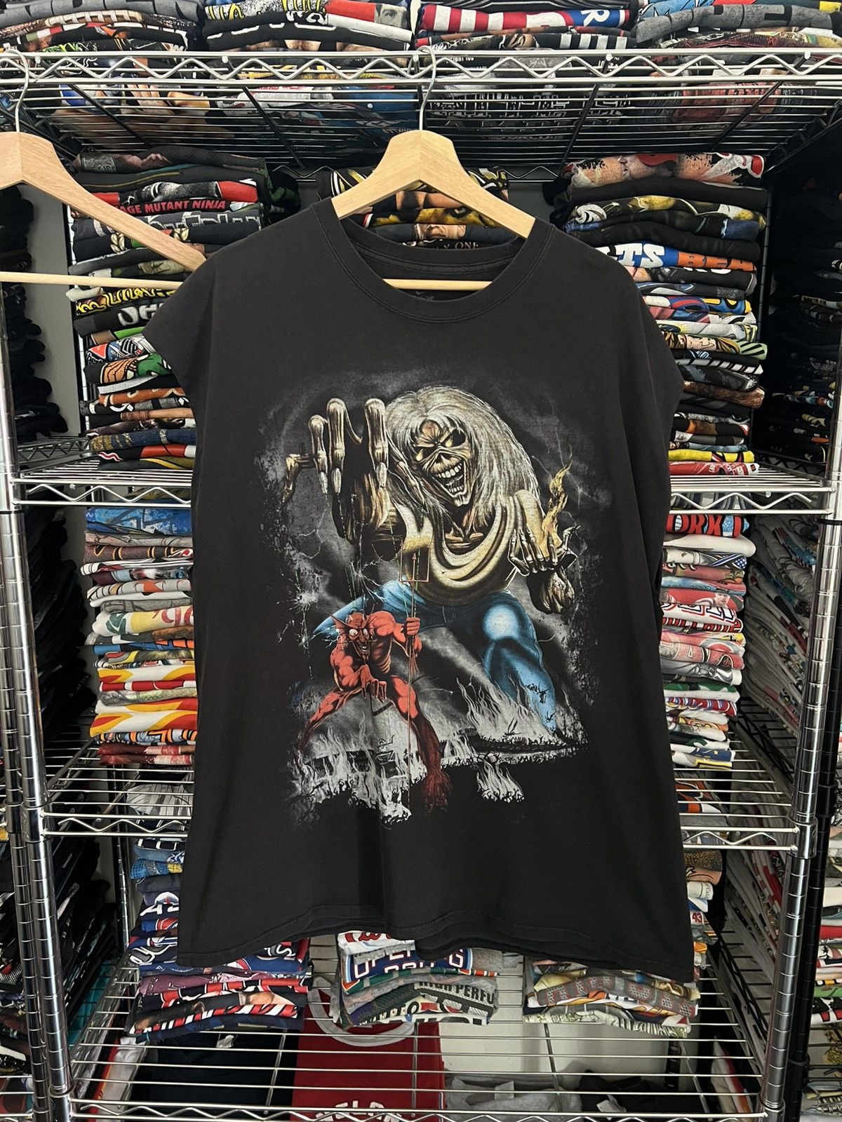Iron Maiden 2012 Iron Maiden England Eddie North American Band Tour Tee Size US XL / EU 56 / 4 - 1 Thumbnail