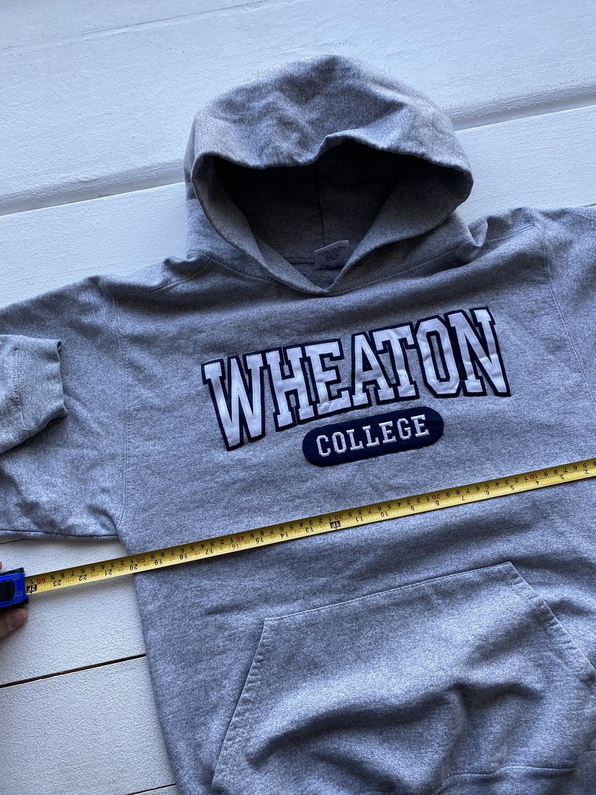 Other × Vintage 90s Wheaton College Illinois State USA Oversized Hoodie Size US S / EU 44-46 / 1 - 6 Thumbnail