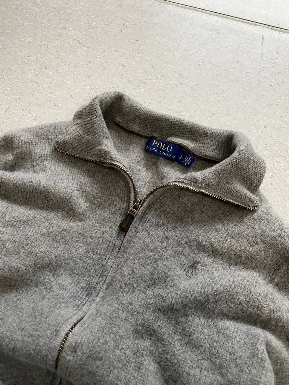 Polo Ralph Lauren × Vintage 00s Polo Ralph Lauren Zip Streetwear Vintage Luxury Logo Size M / US 6-8 / IT 42-44 - 3 Thumbnail