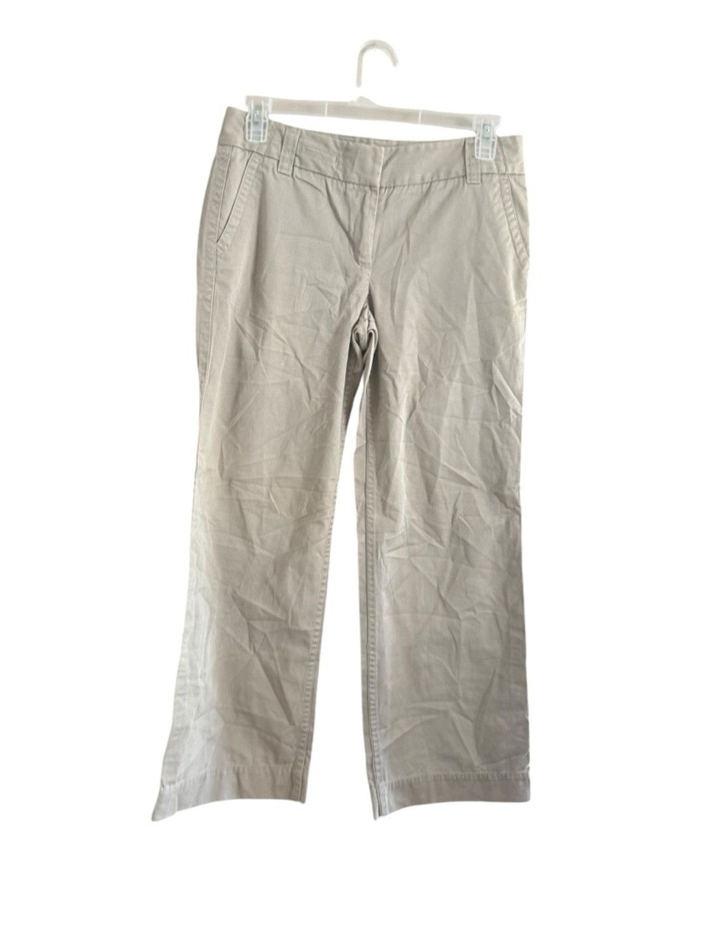 J.Crew Women's J.Crew Chino Classic Twill Capris Size 8 Beige Size 30" / US 8 / IT 44 - 10 Thumbnail