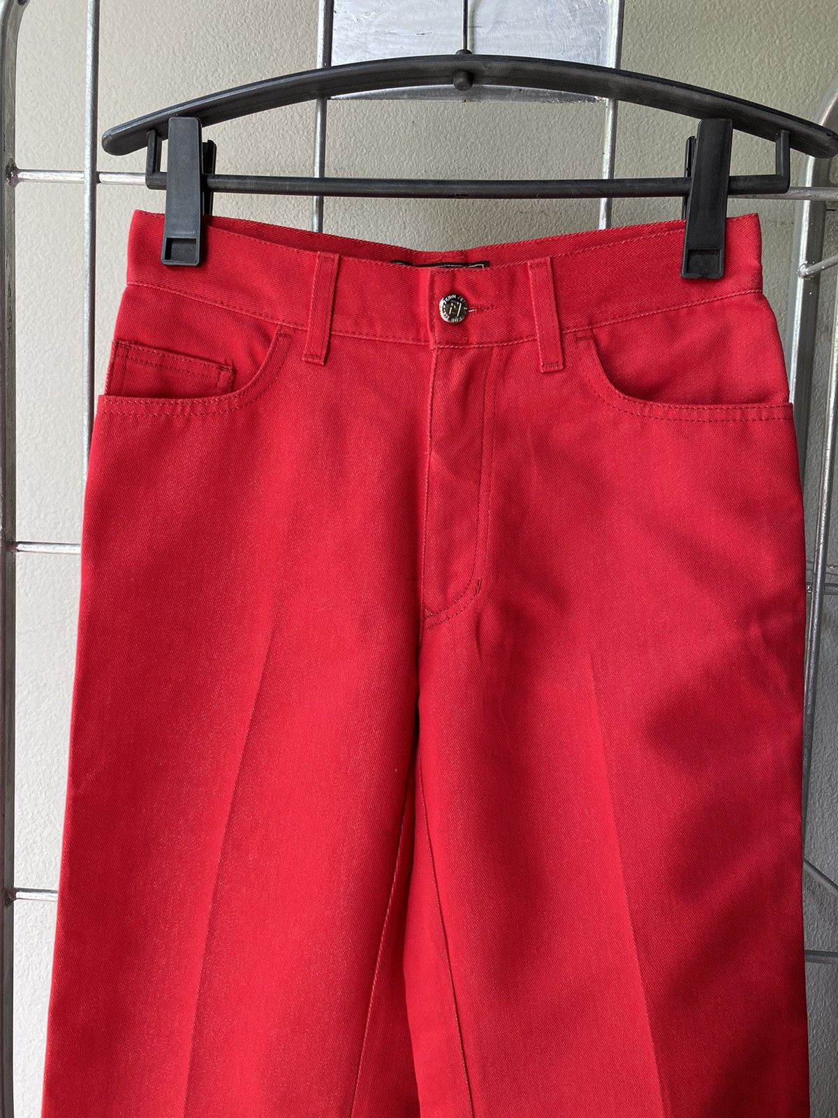 Fendi FENDI Red Pattern Casual Long Jeans Size 27" / US 4 / IT 40 - 14 Thumbnail