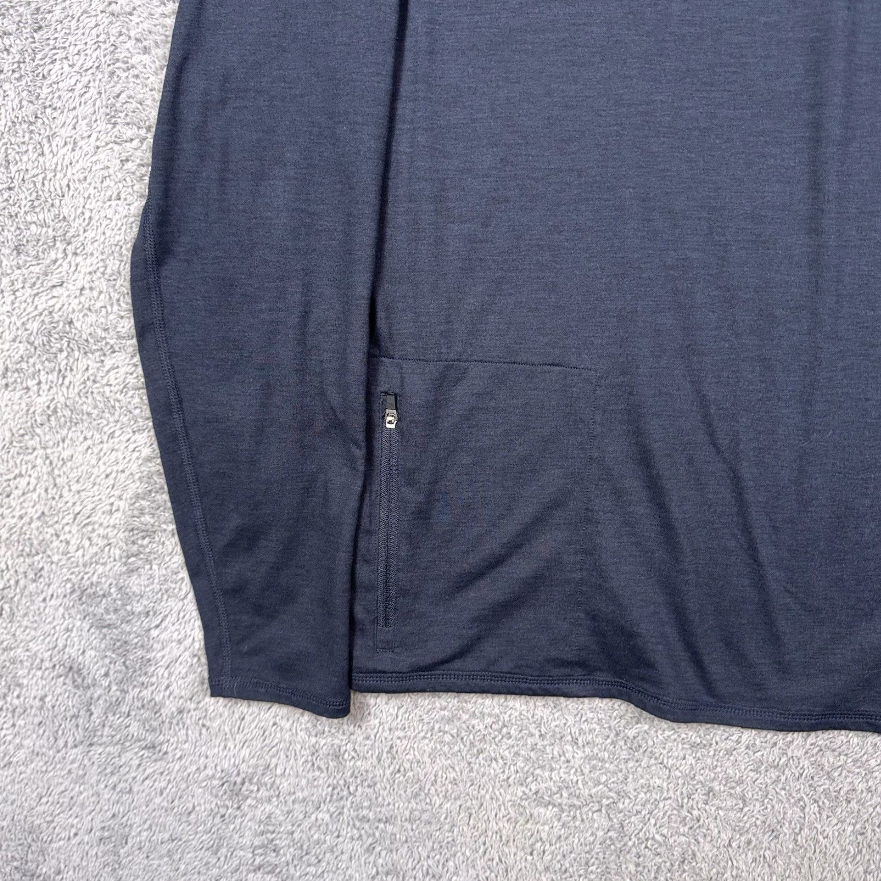 Vuori Vuori Ease Performance Half Zip 2.0 Men M Pullover Golf Jacket V221 Stretch Wick Shirt Regular Blue Golf Size US M / EU 48-50 / 2 - 3 Thumbnail