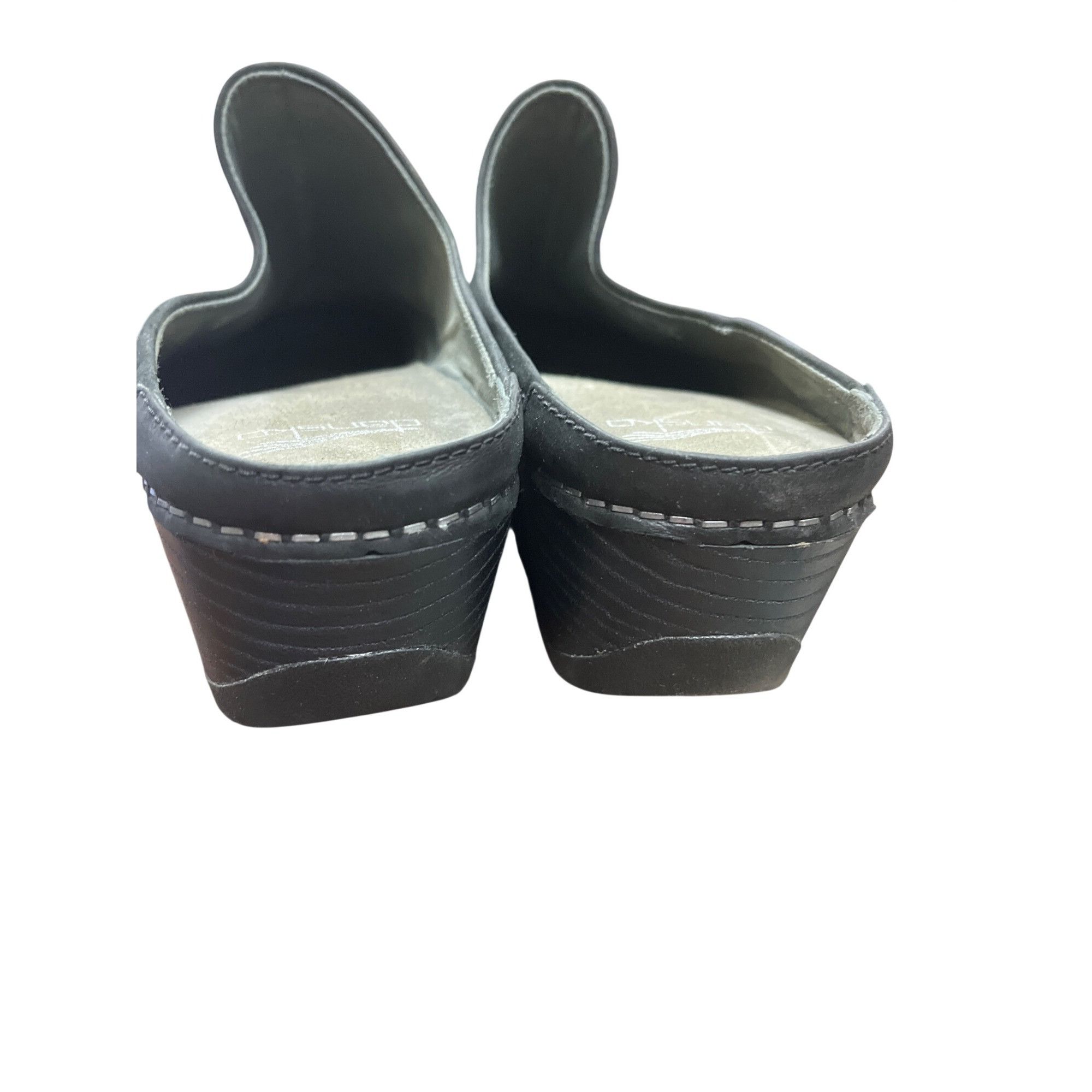Dansko Dansko wms black leather slip on sandals mules clogs size 10 Size US 10.5 / IT 40.5 - 14 Thumbnail