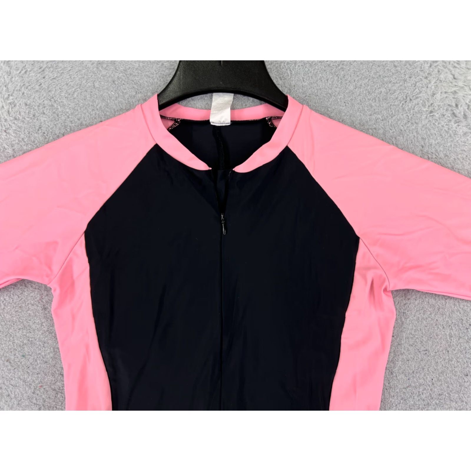 Vintage Swimsuit Womens XL Pink Short Sleeve One Piece Sports Surfing - Unbranded Navy? No, Pink. Wait. Size 40" / US 18 - 4 Thumbnail