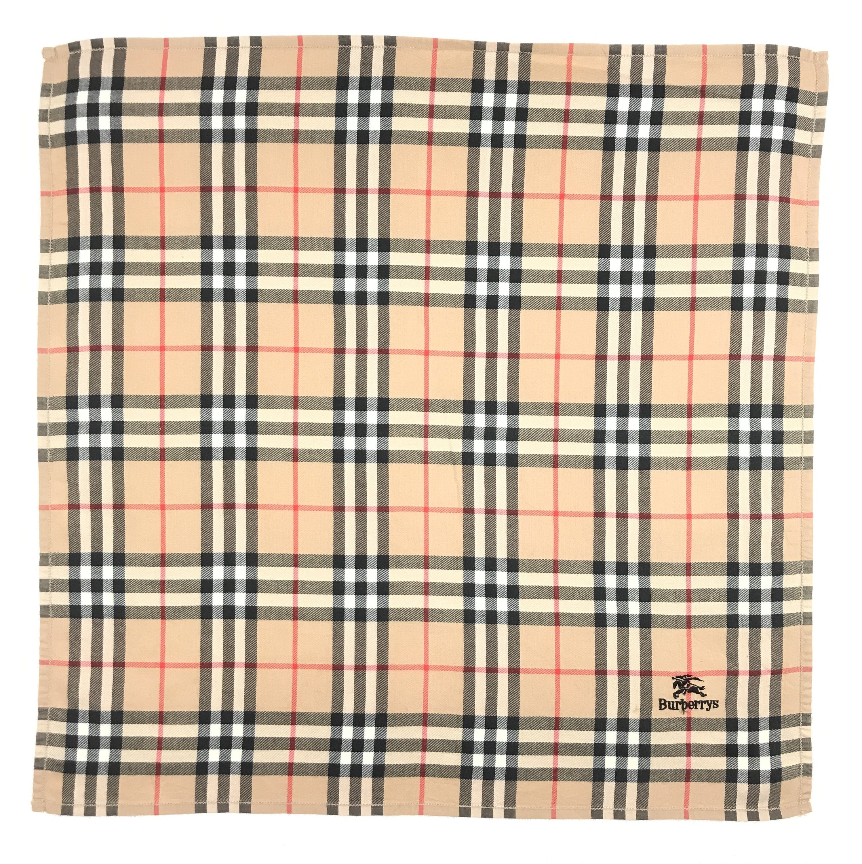 Burberry × Vintage Vintage Burberry Nova check Bandana Neckerchief Handkerchief Size ONE SIZE - 1 Thumbnail