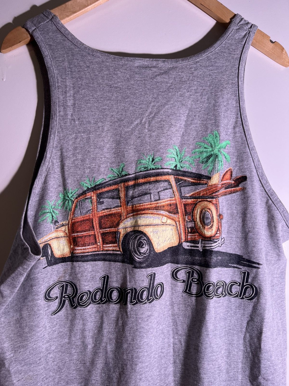 Vintage 90’s 2000’s Y2K VTG Vintage Redondo Beach Woody Car Tank Top Size US L / EU 52-54 / 3 - 3 Thumbnail