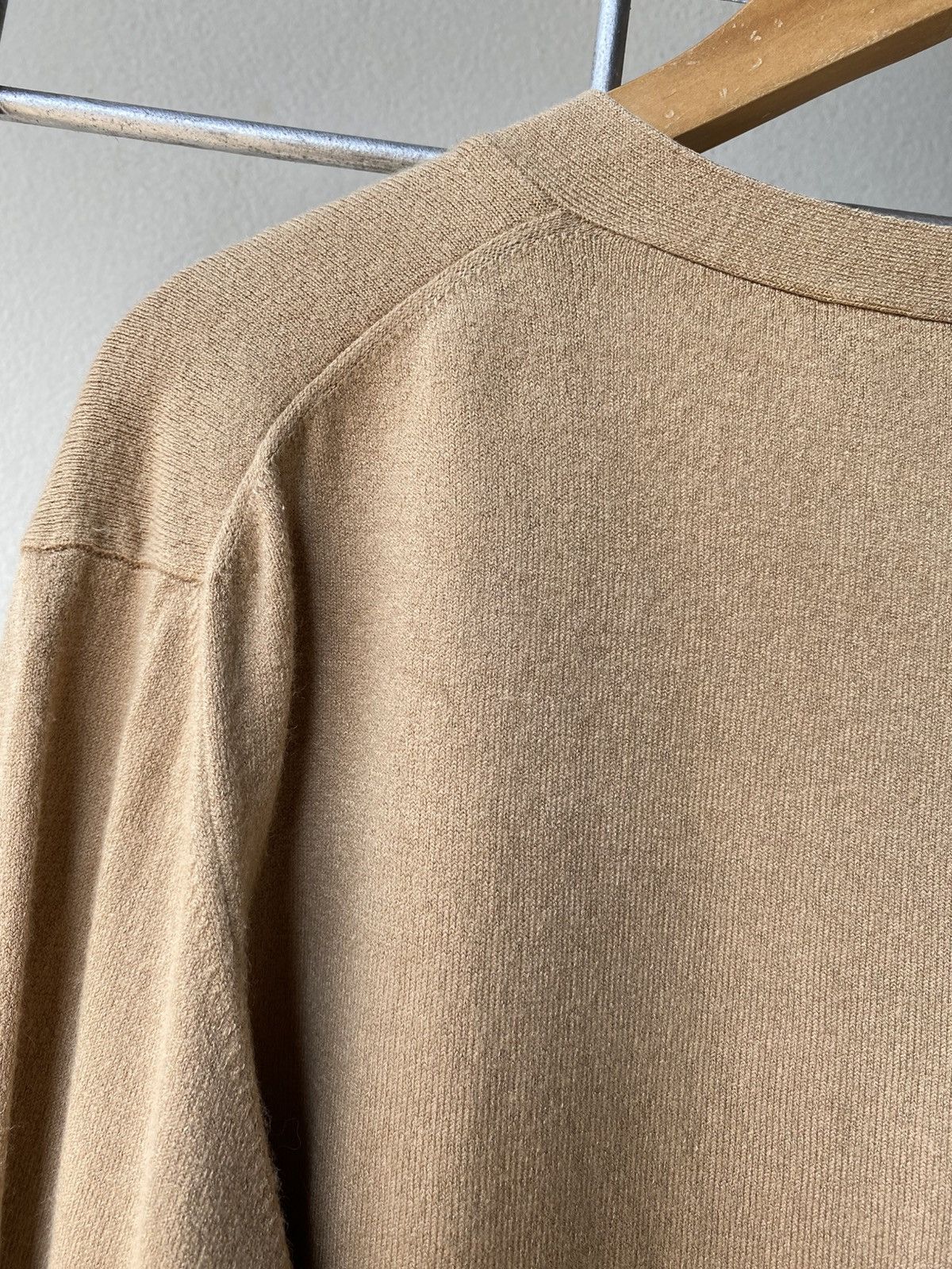 Marella MARELLA Brown Soft Knit Deep-V Cardigan Size M / US 6-8 / IT 42-44 - 10 Thumbnail