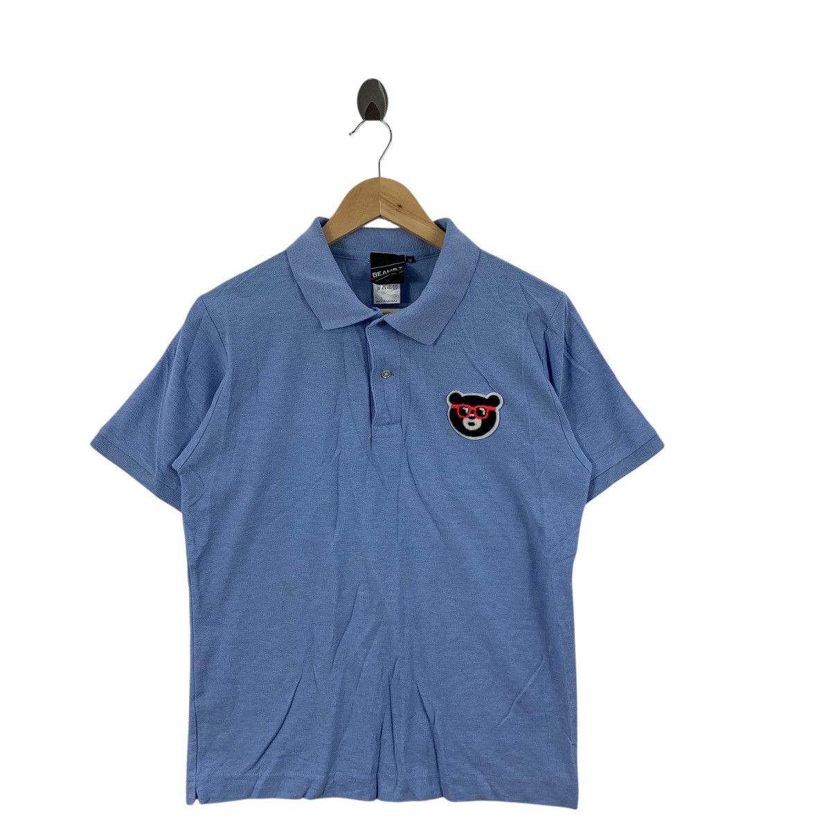 Beams Plus Vintage BEAMS PLUS JAPAN For Art Bear Polo Tee Shirt Top Size US M / EU 48-50 / 2 - 4 Thumbnail