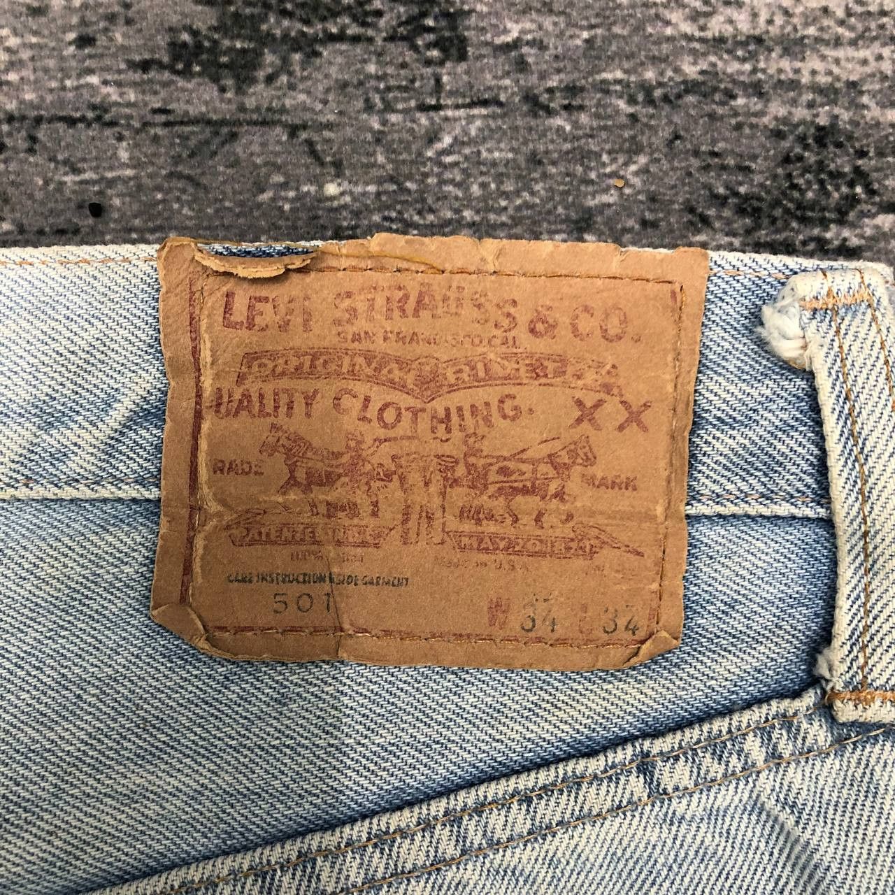 Levi's × Levi's Vintage Clothing P753 VTG RIDEM 501 SELVEDGE BUTTON NOM 6 LEVI'S JEANS Size US 32 / EU 48 - 4 Thumbnail
