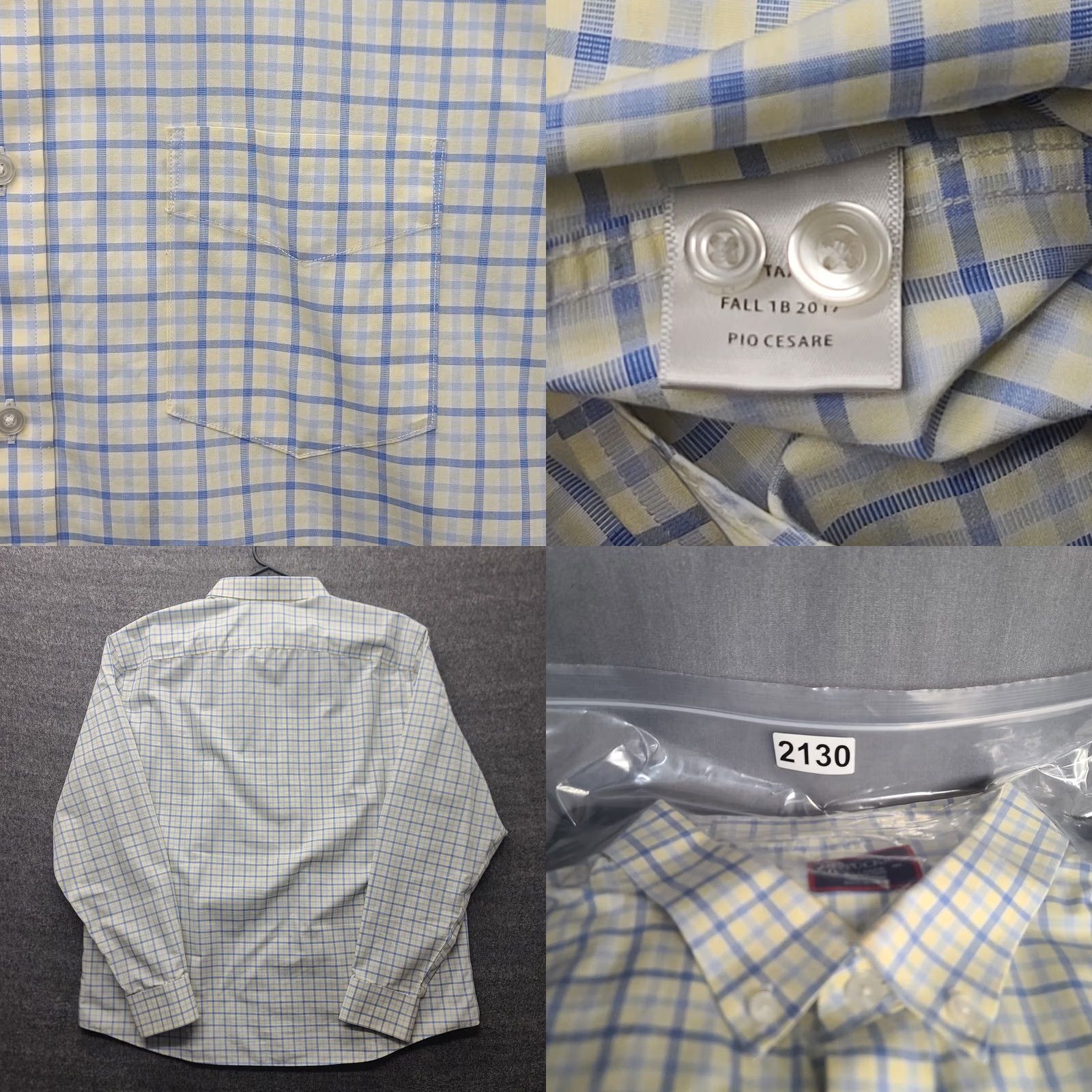 UNTUCKit UNTUCKit Dress Shirt Mens XXL Regular Fit Long Sleeve Wrinkle Free Performance Button-Up Casual Business Party/Cocktail Everyday Size 48R - 8 Thumbnail