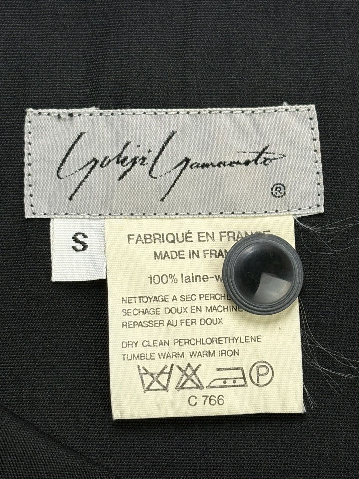 Yohji Yamamoto Avant Garde 80’s Yohji Yamamoto Wool Pleated Long Skirt Size 31" - 6 Thumbnail