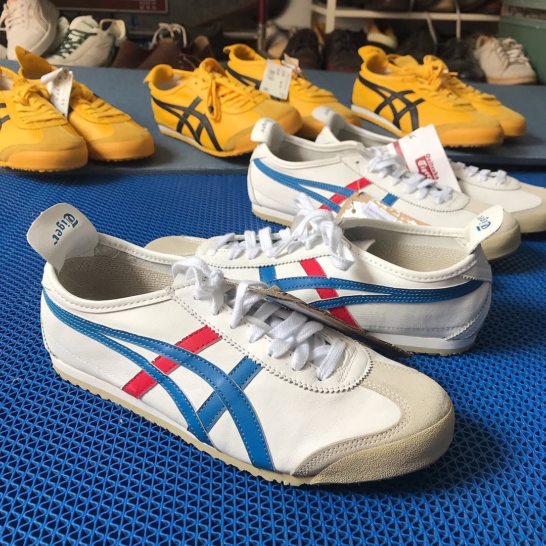 Onitsuka Tiger Onitsuka Tiger MEXICO 66 White Blue French Stripe 44 euR Size US 11 / EU 44 - 4 Thumbnail