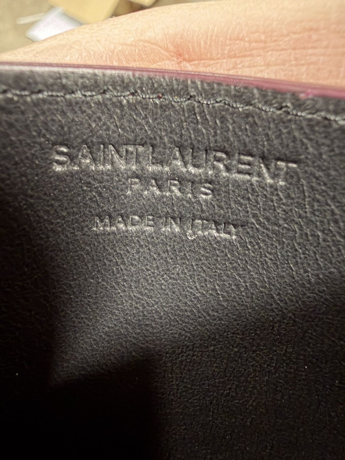 Saint Laurent Paris Saint Laurent Patent Leather Card Holder NEW 325$ Size ONE SIZE - 3 Thumbnail
