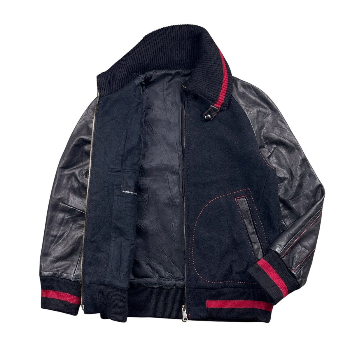 Number (N)ine Number(N)ine My Own Private Portland" Varsity Jacket Size US S / EU 44-46 / 1 - 8 Thumbnail