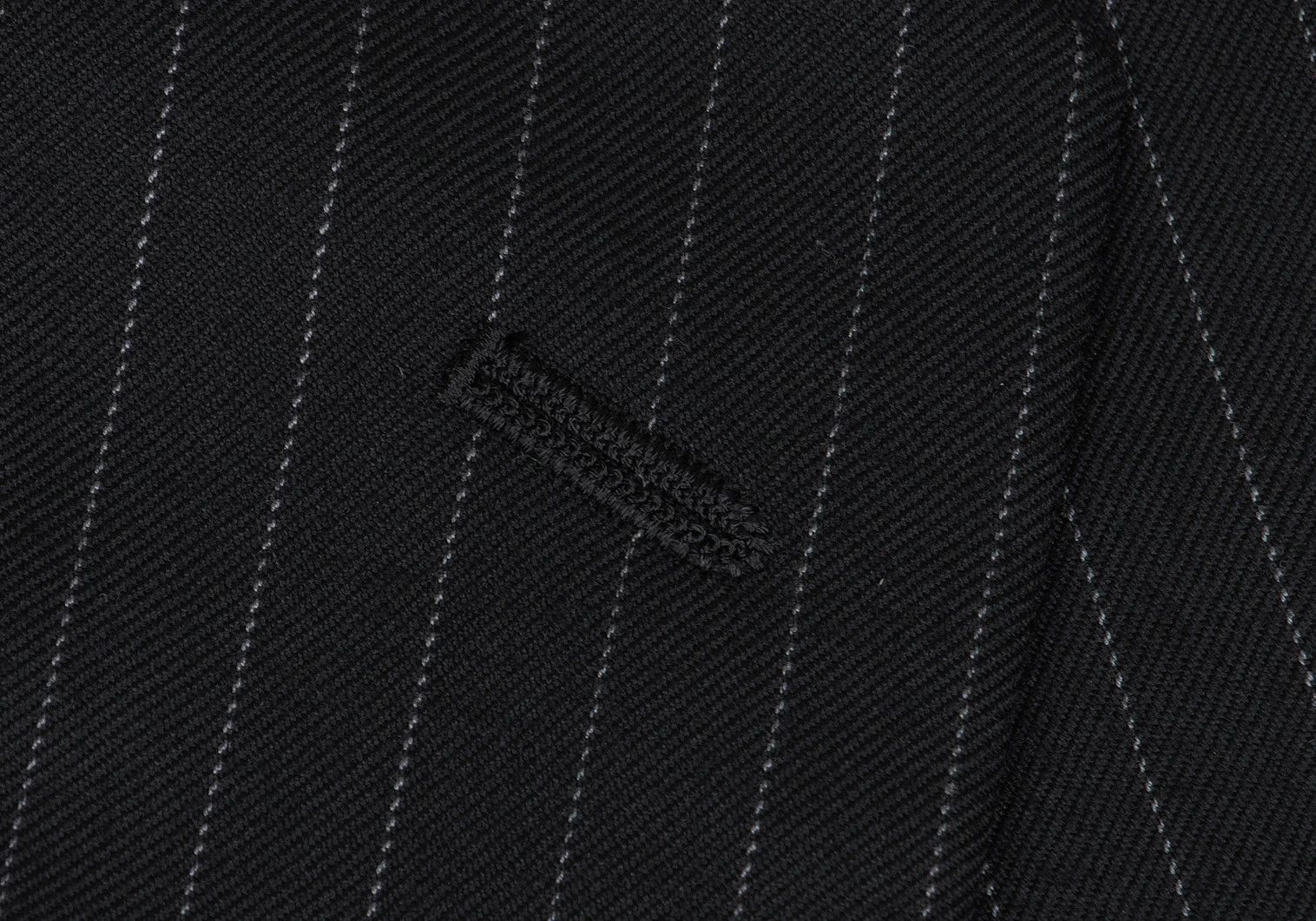 Yohji Yamamoto YOHJI YAMAMOTO COSTUME D'HOMME Wool Chalk Stripe Jacket Size US M / EU 48-50 / 2 - 4 Thumbnail