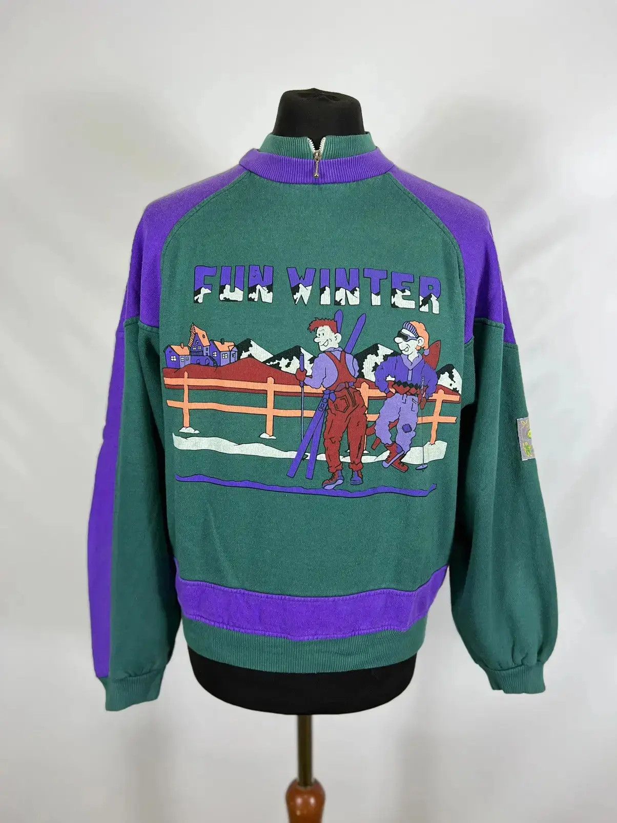 Band Tees × Vintage Vintage streetwear sweatshirt “fun winter” Size US M / EU 48-50 / 2 - 1 Thumbnail