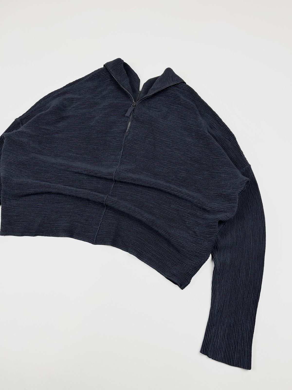 Annette Gortz × Designer Annette Gortz Black Knit full zip Sweater pullover Size M / US 6-8 / IT 42-44 - 2 Thumbnail