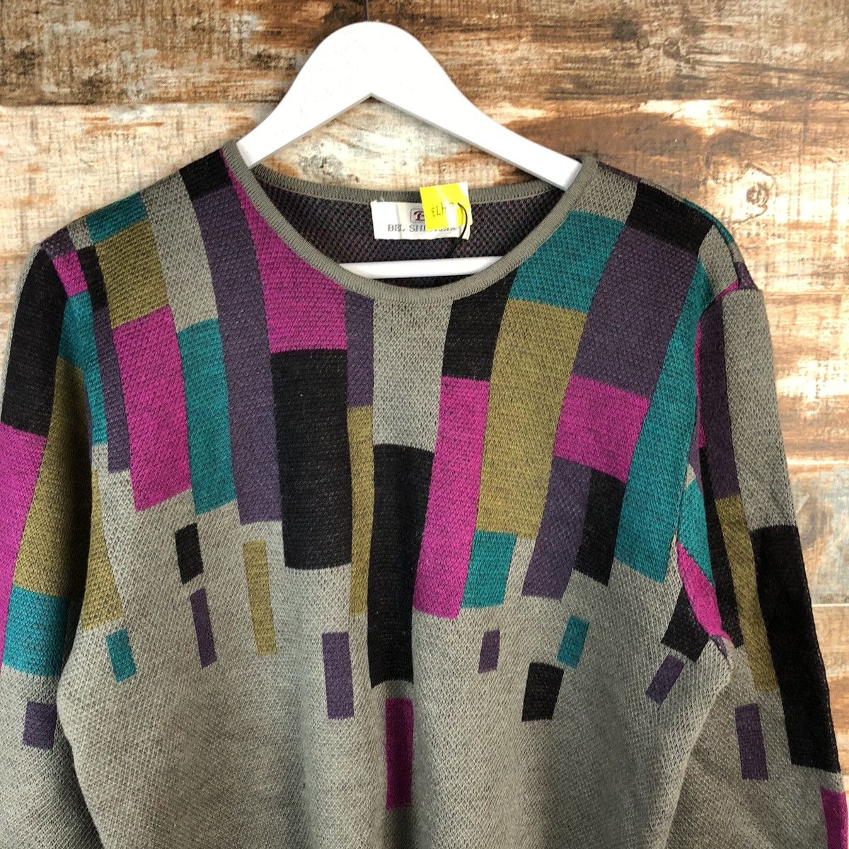 Japanese Brand DL Bel Shepree vintage art Gray Knitwear sweatshirt #C473 Size M / US 6-8 / IT 42-44 - 5 Thumbnail