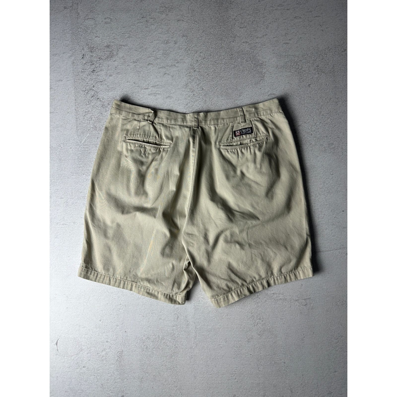 Chaps Vintage Chaps Ralph Lauren Beige Chino Shorts - Men's 2XL Size US 40 / EU 56 - 2 Thumbnail