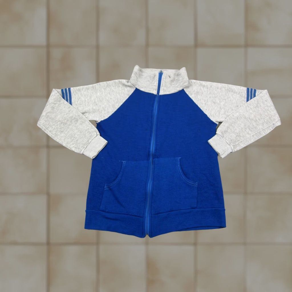 Vintage VINTAGE True Track Jacket Womens Large Blue Gray Zip Made in USA 50s 60s Size L / US 10 / IT 46 - 1 Thumbnail