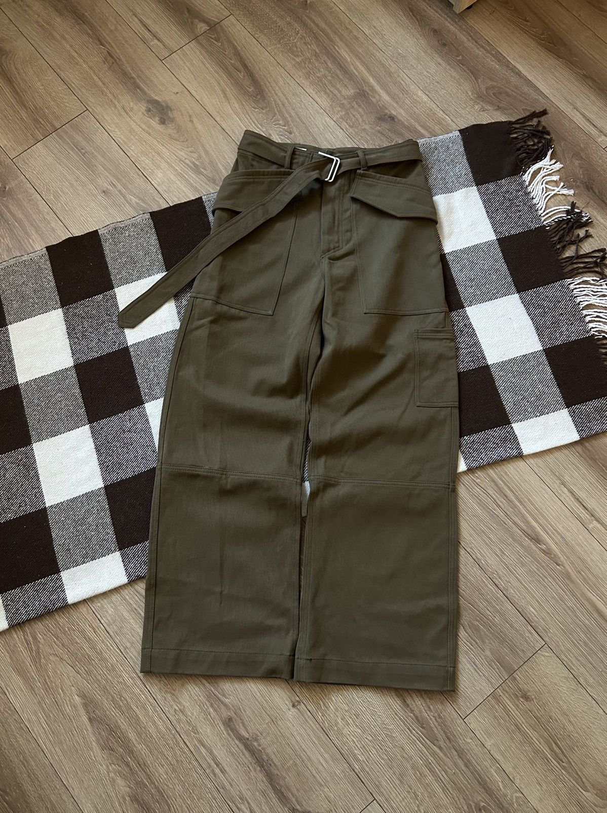Japanese Brand × Zara Zara SPRLS Japanese cargo pants luxury edition Size 28" / US 6 / IT 42 - 1 Thumbnail