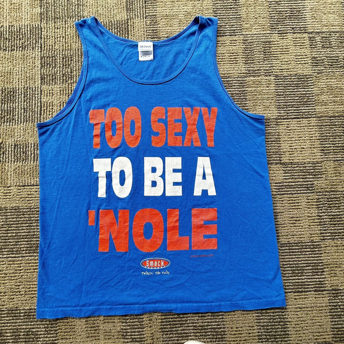 Vintage Vtg Y2K Florida Gators UF Blue Spell-Out Tank-Top Shirt Size US M / EU 48-50 / 2 - 1 Thumbnail