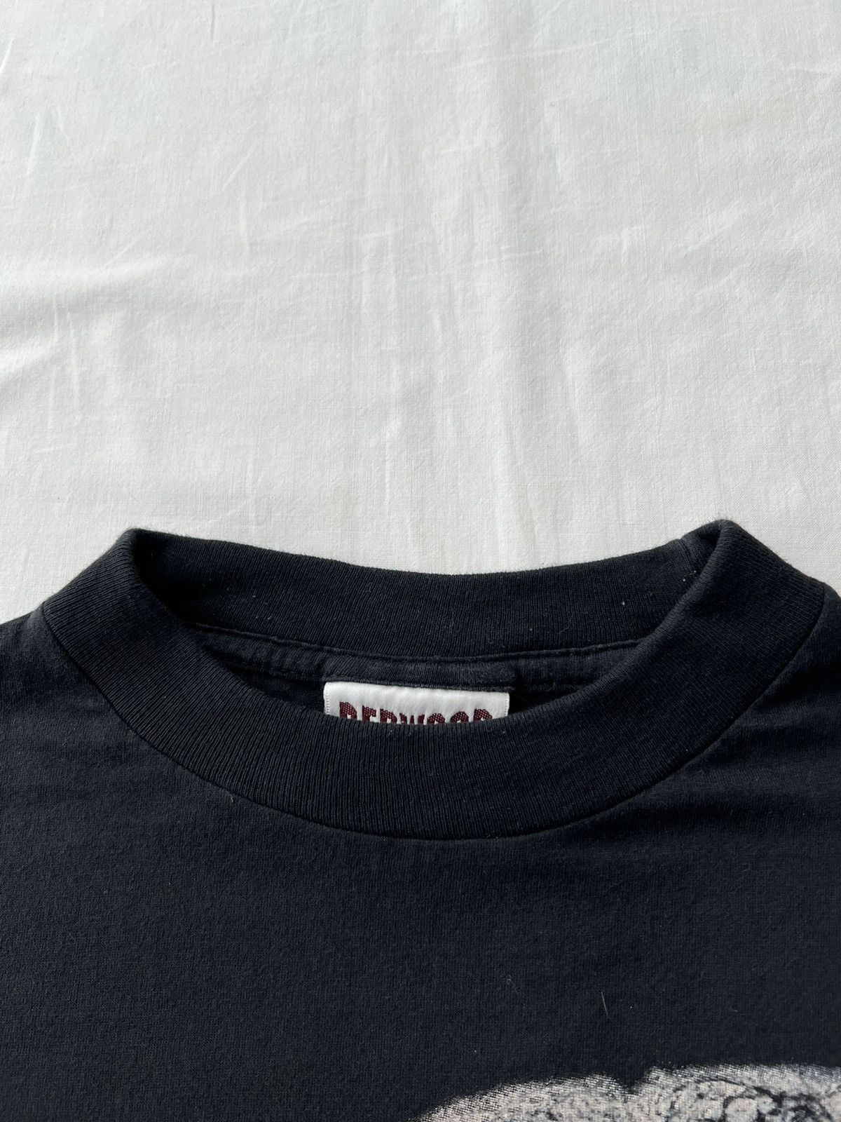 Band Tees Vintage 1997 Johnny Cash European Tour Black T-shirt Size US XL / EU 56 / 4 - 8 Thumbnail