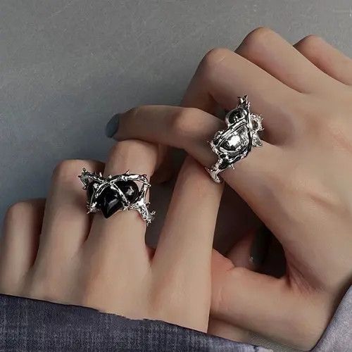 Other Heart Matchless Jewelry Rings Open Chrome Ring (Size 7-13) Size ONE SIZE - 2 Thumbnail