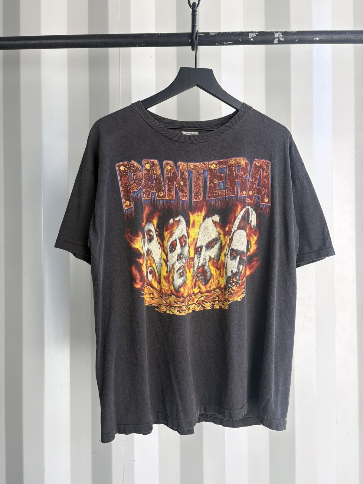 Band Tees Vintage Pantera Born Again Shirt Faded Distressed GRUNGE Size US XL / EU 56 / 4 - 1 Thumbnail