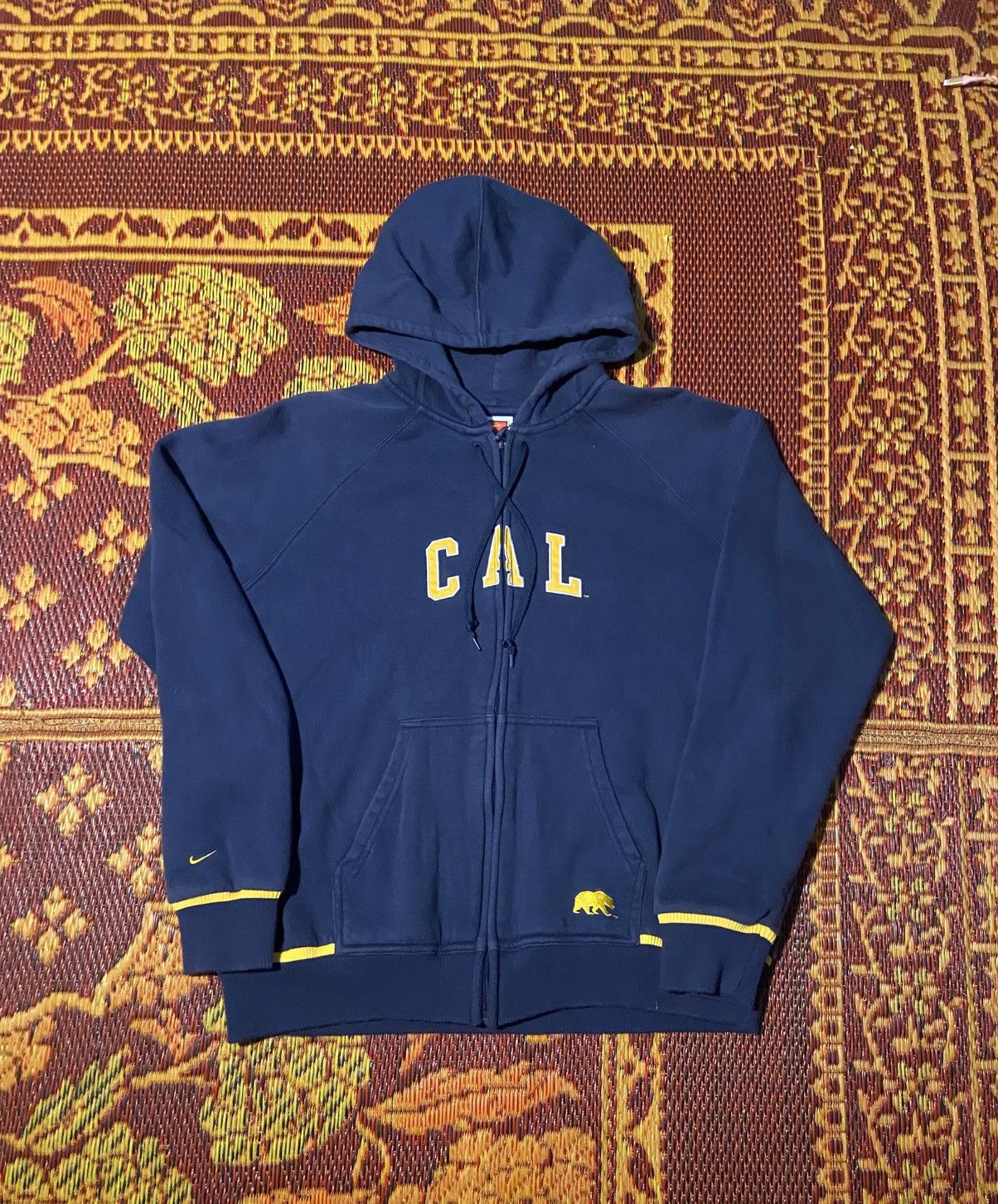 Nike Vintage Nike Cal Berkley Hoodie Size XL / US 12-14 / IT 48-50 - 2 Thumbnail