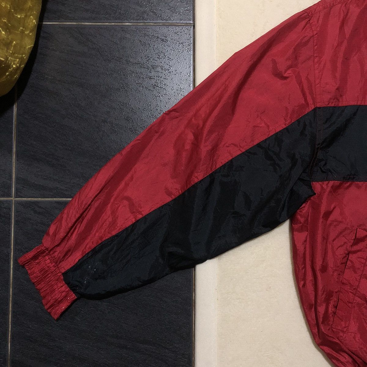 Japanese Brand × Vintage DISTRESSED Vintage Bridgestone Light Bomber Jacket Size US L / EU 52-54 / 3 - 4 Thumbnail