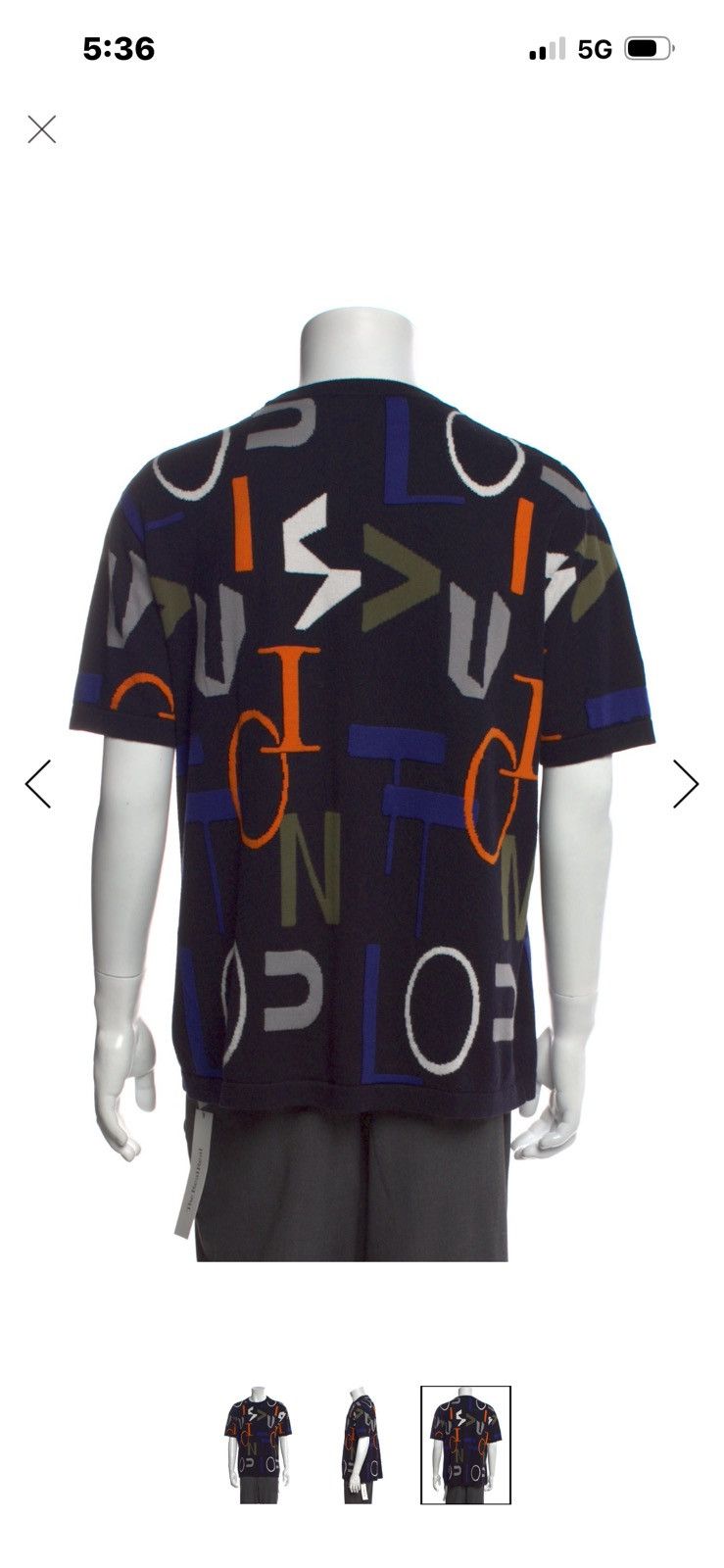 Louis Vuitton Louis Vuitton Luxury Short-Sleeve Knit T-Shirt Size US M / EU 48-50 / 2 - 8 Thumbnail
