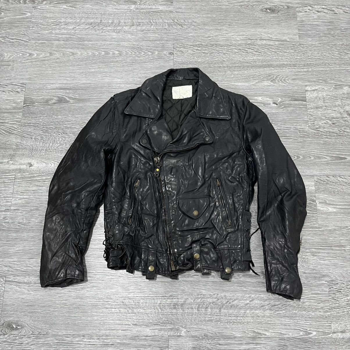 Leather 2000's Winny Roaste New York Ramones Leather Jacket Size US L / EU 52-54 / 3 - 1 Thumbnail