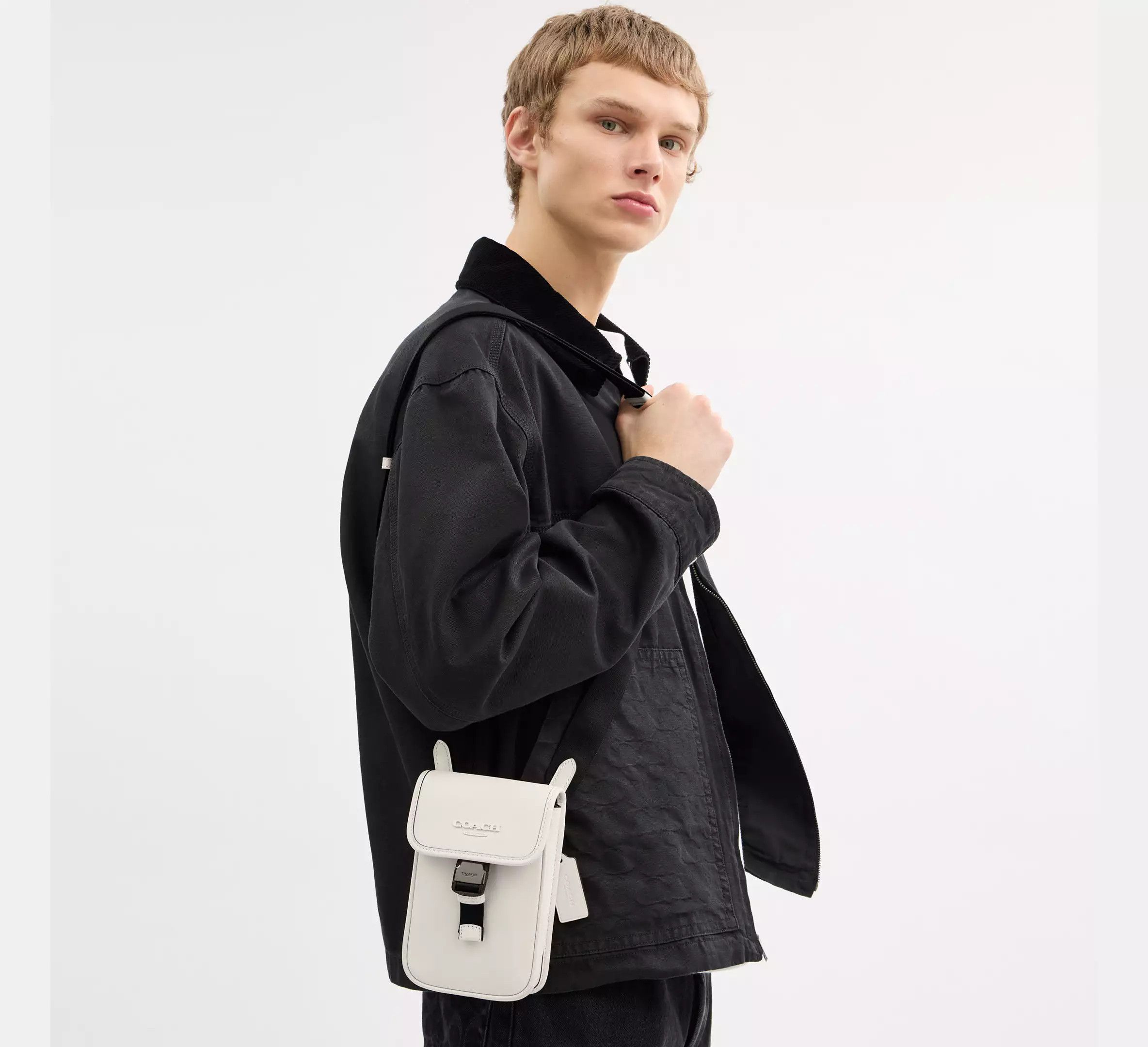 Coach Racer Phone Crossbody In Smooth Leather CT886 Size ONE SIZE - 7 Thumbnail