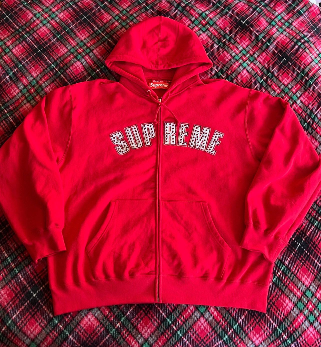 Supreme b.b. Simon Zip Up Hooded Sweatshirt Heather Grey