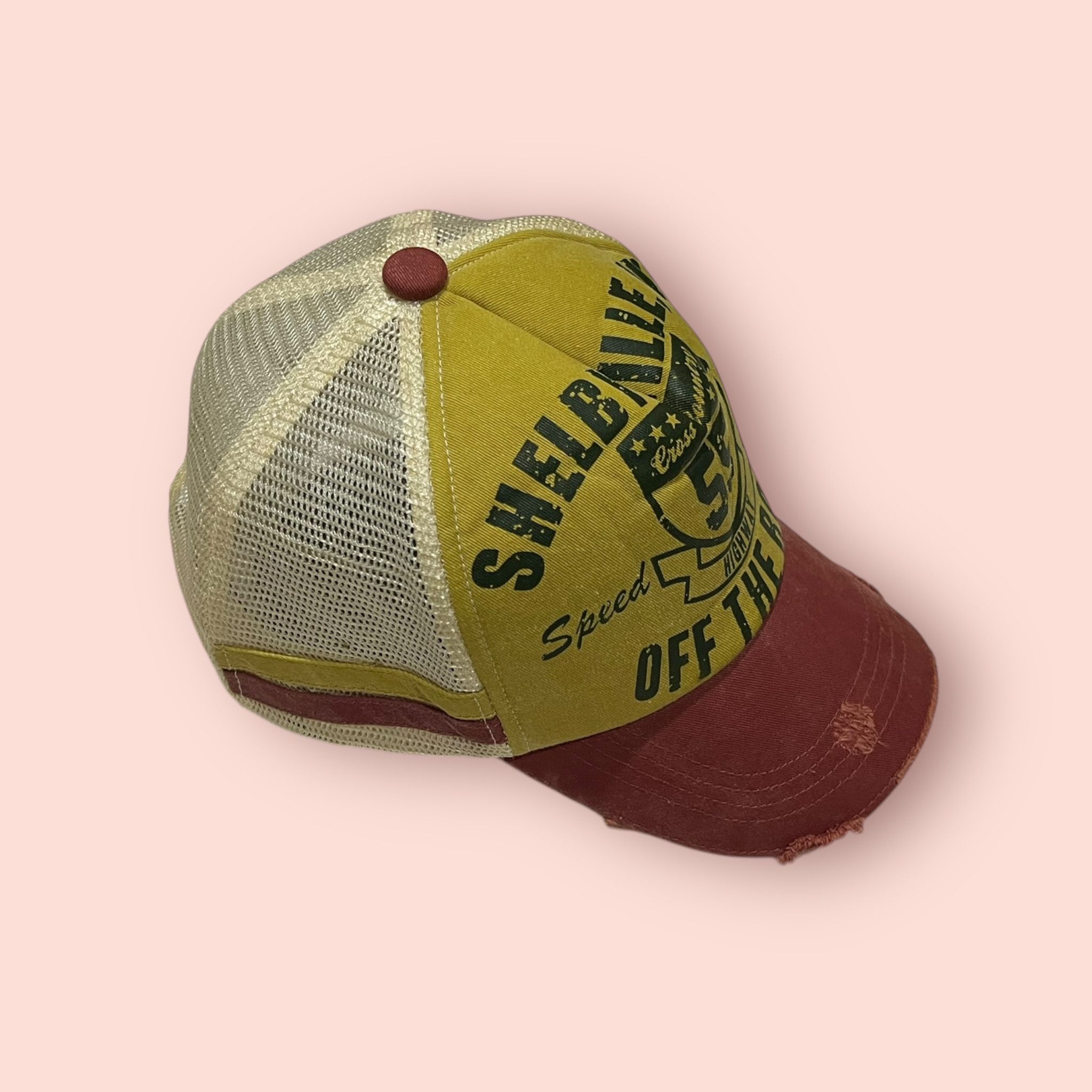 Japanese Brand × Vintage VINTAGE SPEED HIGHWAY FREAK DISTRESSED TRUCKER SNAPBACK Size ONE SIZE - 12 Thumbnail