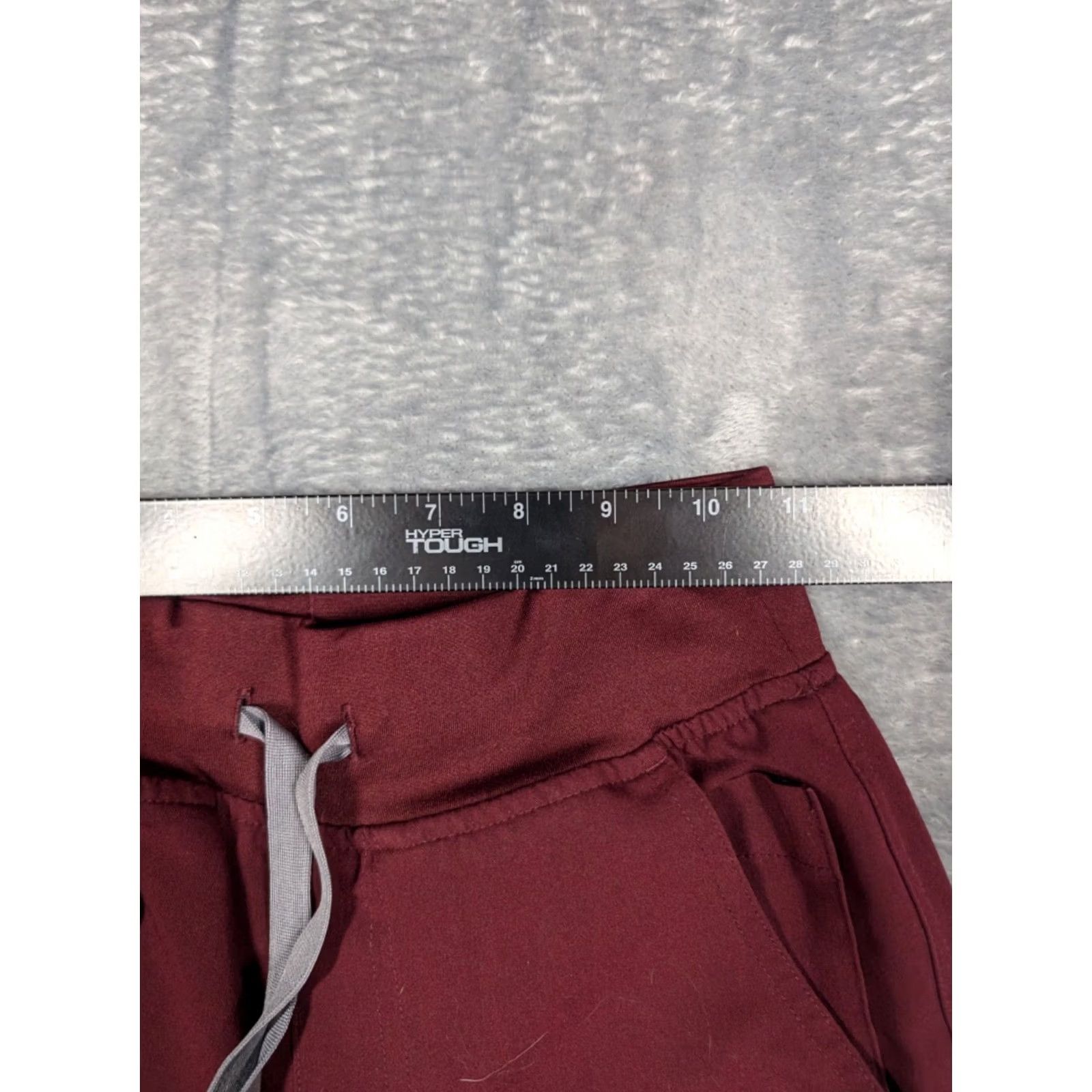 Vintage FIGS Women Yola Skinny Pants XXS Cranberry / Pink TW2000R Medical Scrub Solid Polyester Womens Size 24" / US 00 / IT 34 - 4 Thumbnail