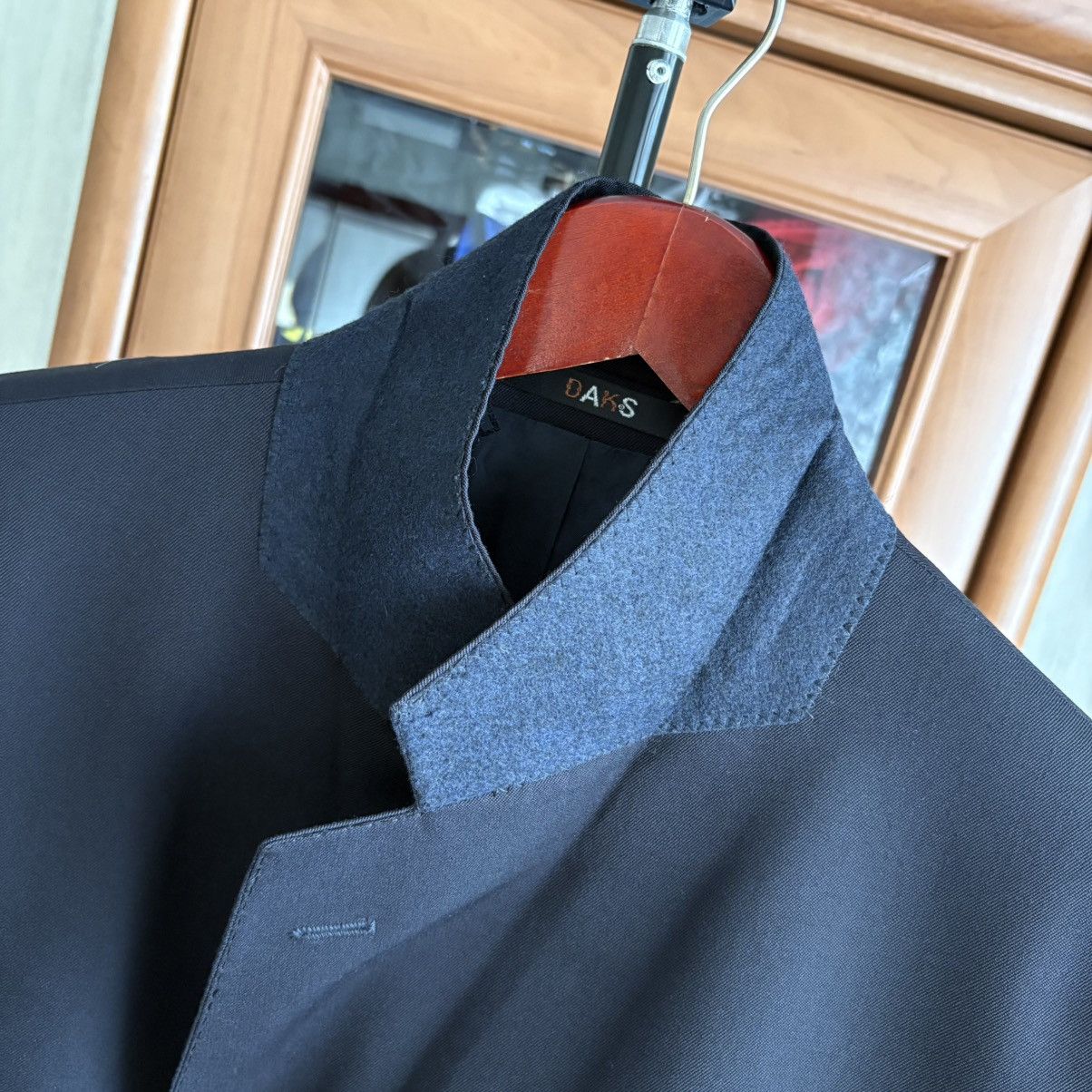 DAKS DAKS London Blazer Dark Blue Vintage Size 40L - 8 Thumbnail