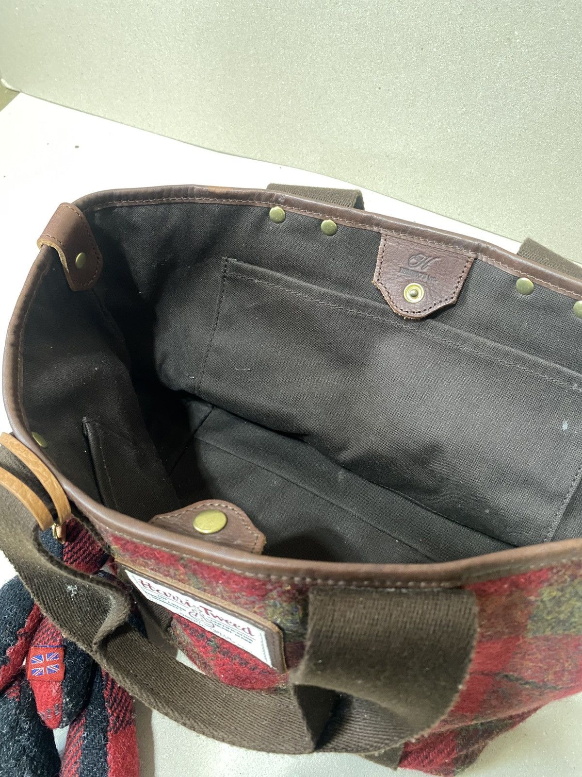 Harris Tweed × Vintage Harris Tweed Wool shoulder bag Size ONE SIZE - 6 Thumbnail
