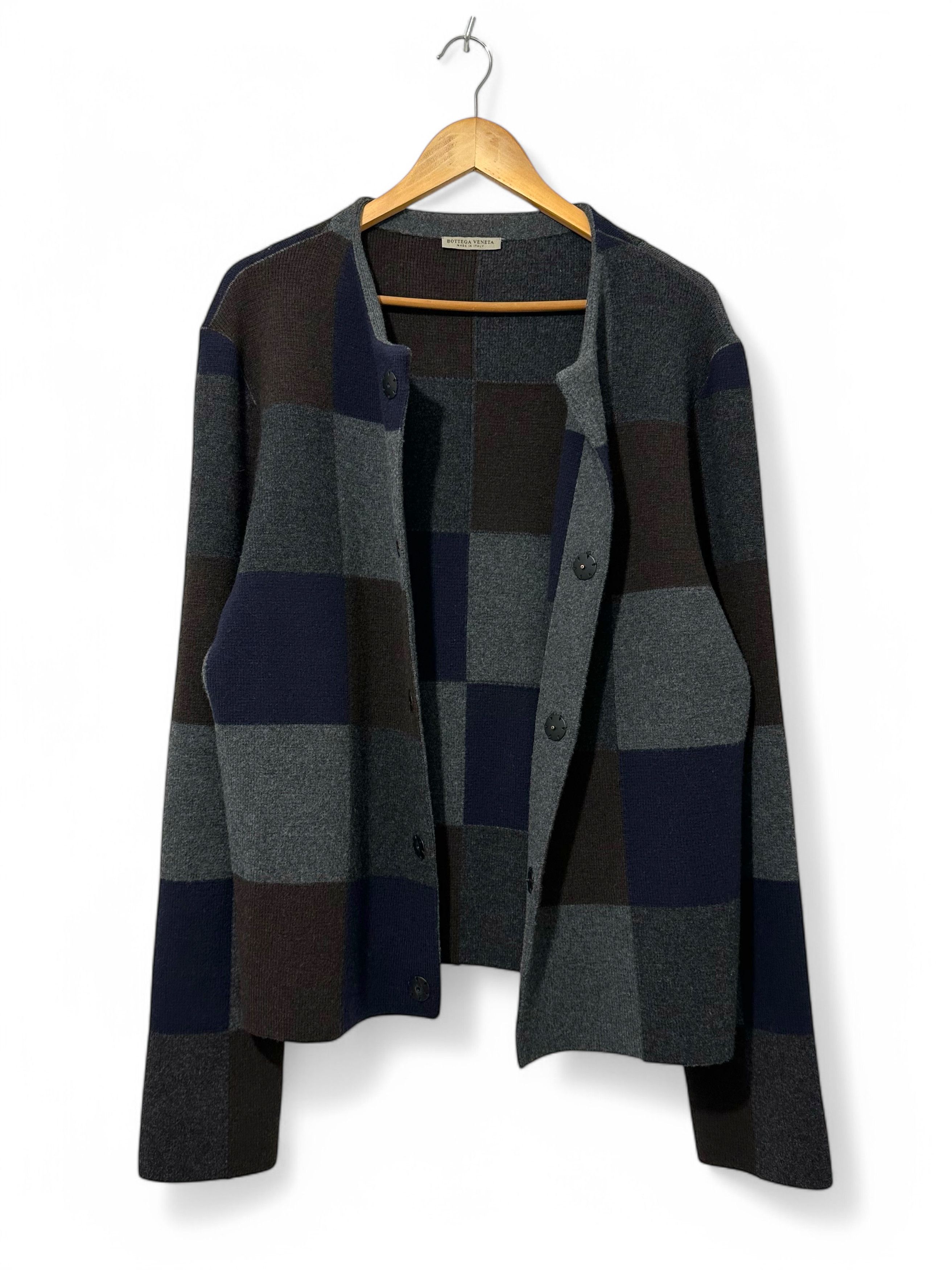 Bottega Veneta Bottega Veneta Multi Color Wool Cardigan Sweater M-L Size US M / EU 48-50 / 2 - 2 Thumbnail