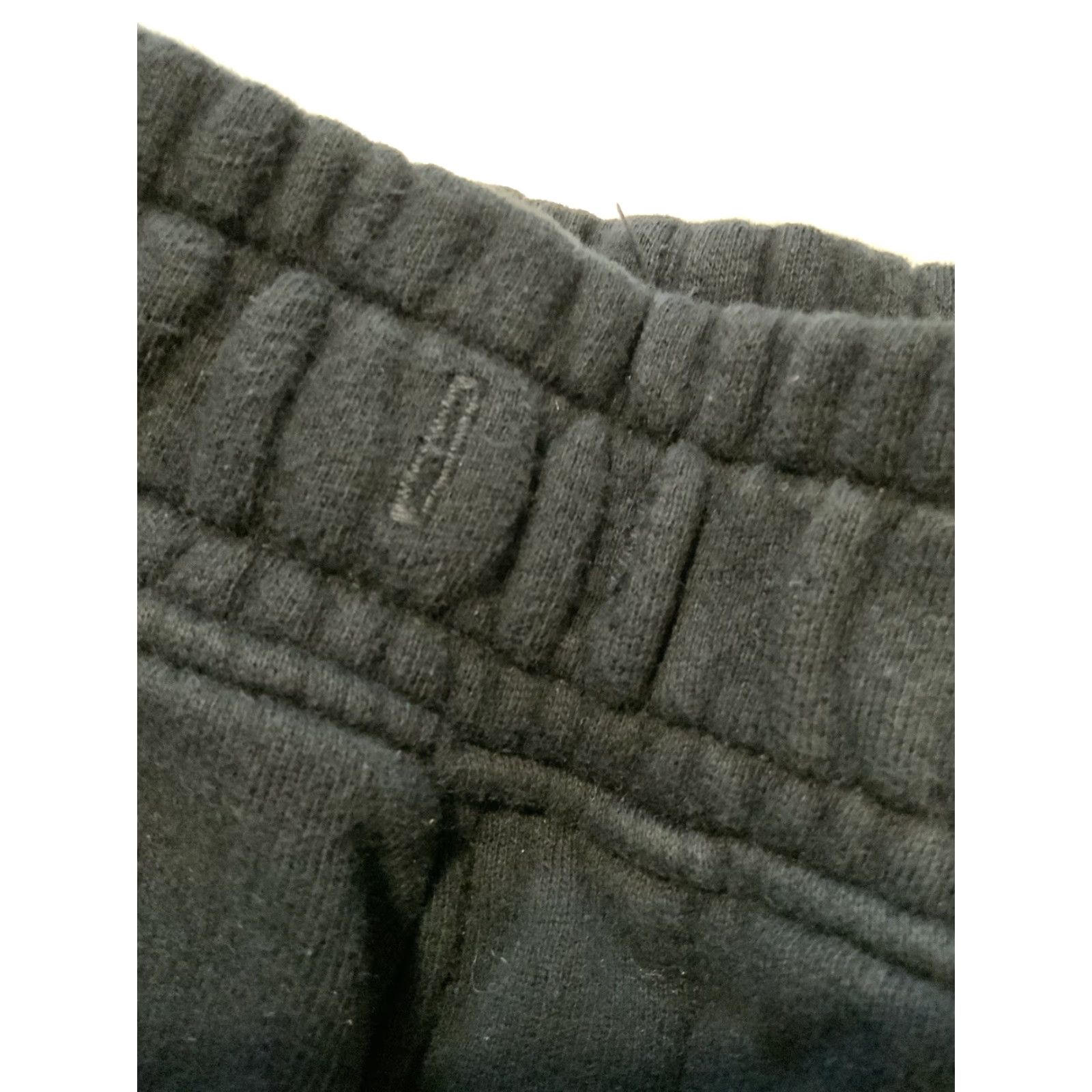 Vintage Cotton Citizen French Terry Fleece Raw Edge Heavyweight Black Sweat Shorts XXL Men Regular Cotton Sweat Shorts Black XX Large Mens Size US 39 - 6 Thumbnail
