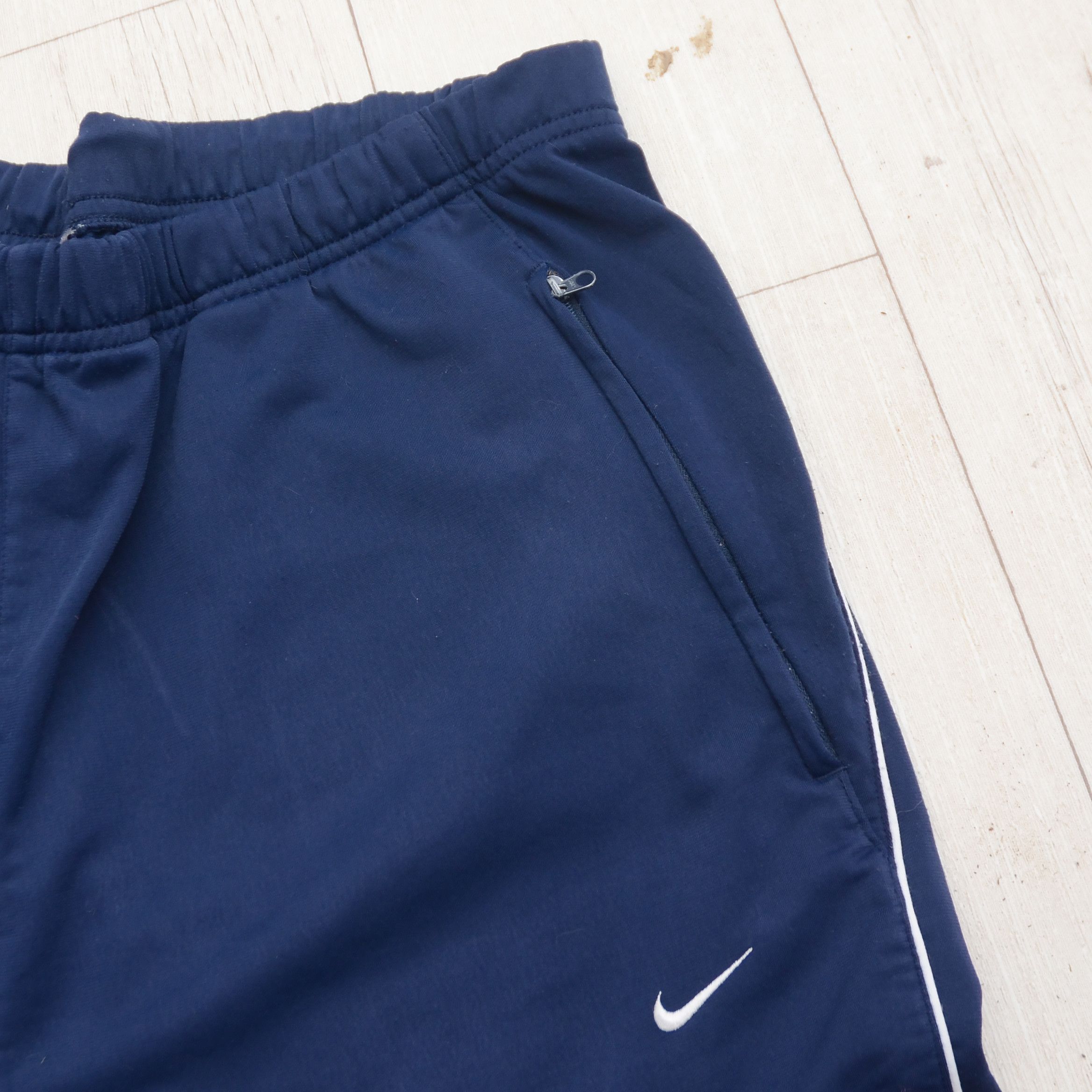 Nike Vintage Y2K 2000s Navy Blue Nike Track Pants Size XL Size US 36 / EU 52 - 7 Thumbnail