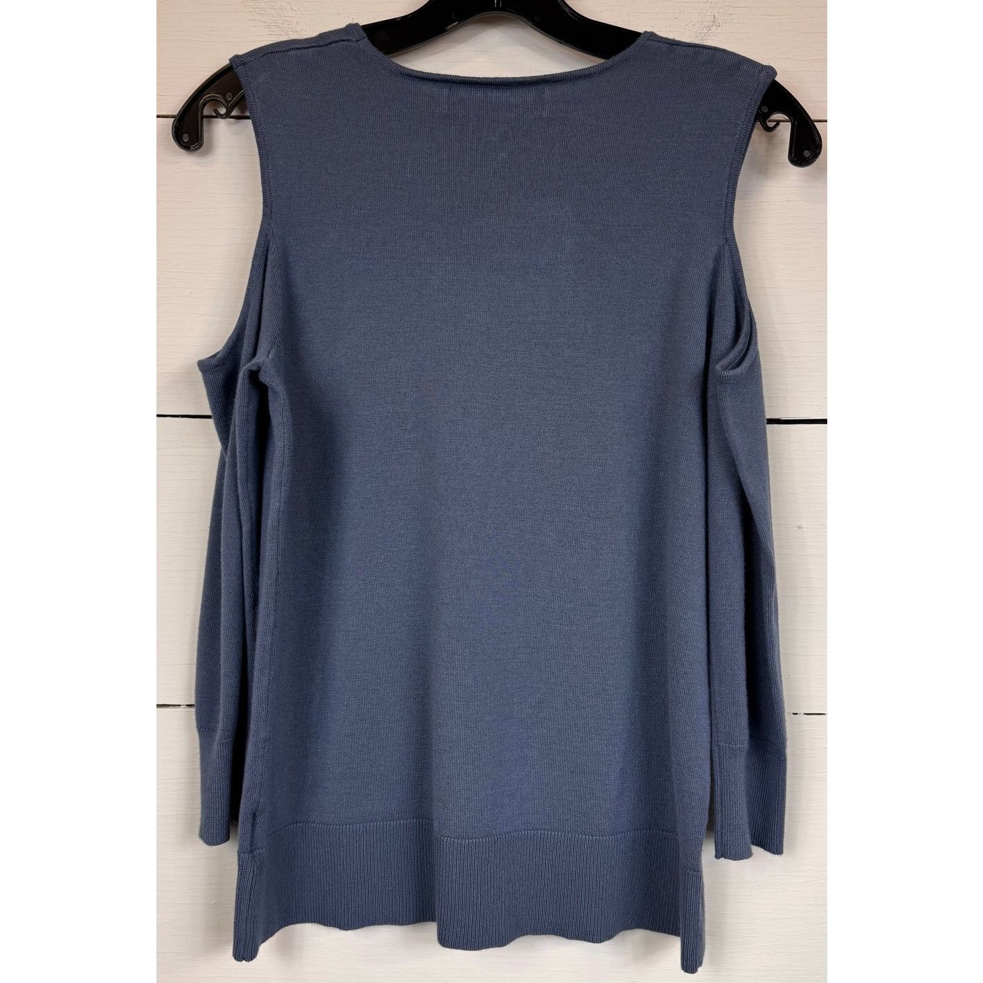 Other Time and Tru Blue Cold Shoulder Sweater Women's Size Medium Size M / US 6-8 / IT 42-44 - 2 Thumbnail