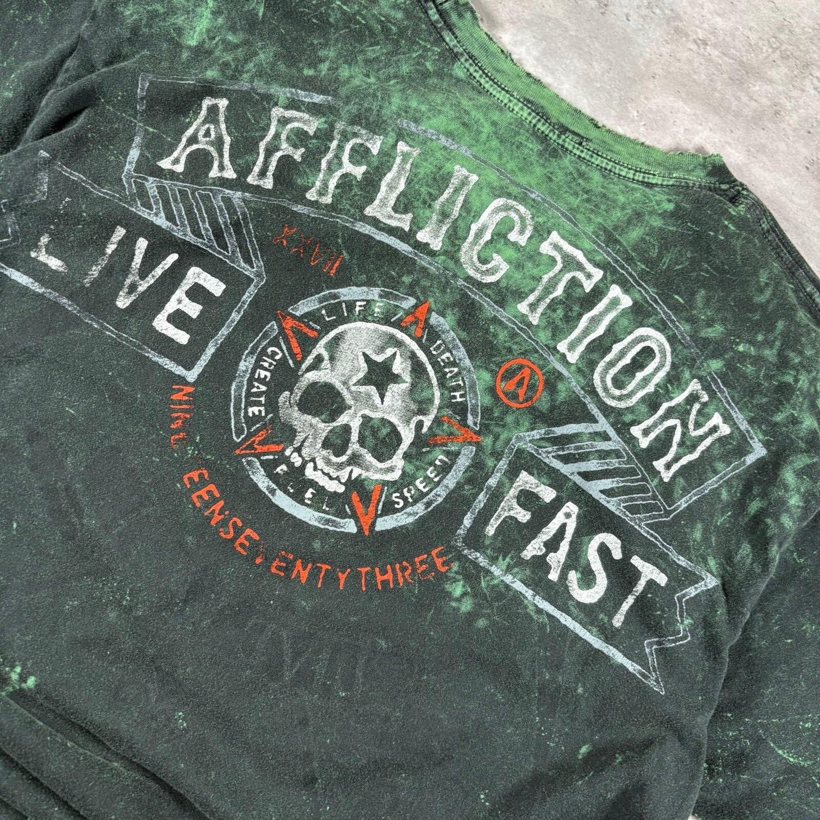 Affliction Vintage affliction AOP reversible T-shirt Size US M / EU 48-50 / 2 - 7 Thumbnail