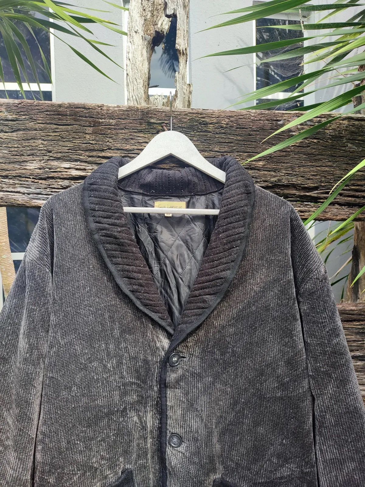 Guy Laroche Vintage Guy Laroche Lounge Jacket – Corduroy Shawl Collar Size US M / EU 48-50 / 2 - 2 Thumbnail