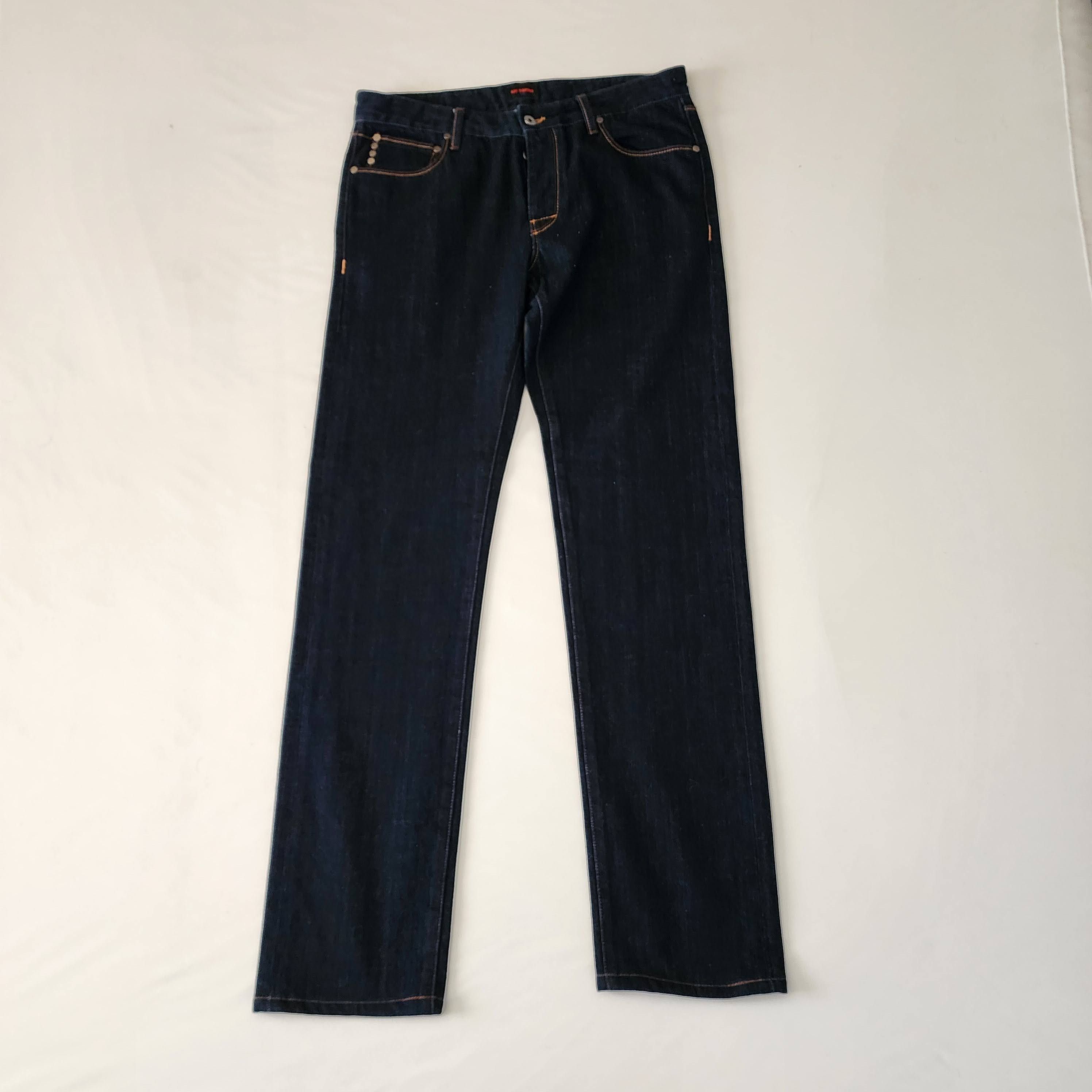 Raf Simons RAF SIMONS SS20 SLIM FIT DESTROYED JEANS | Grailed
